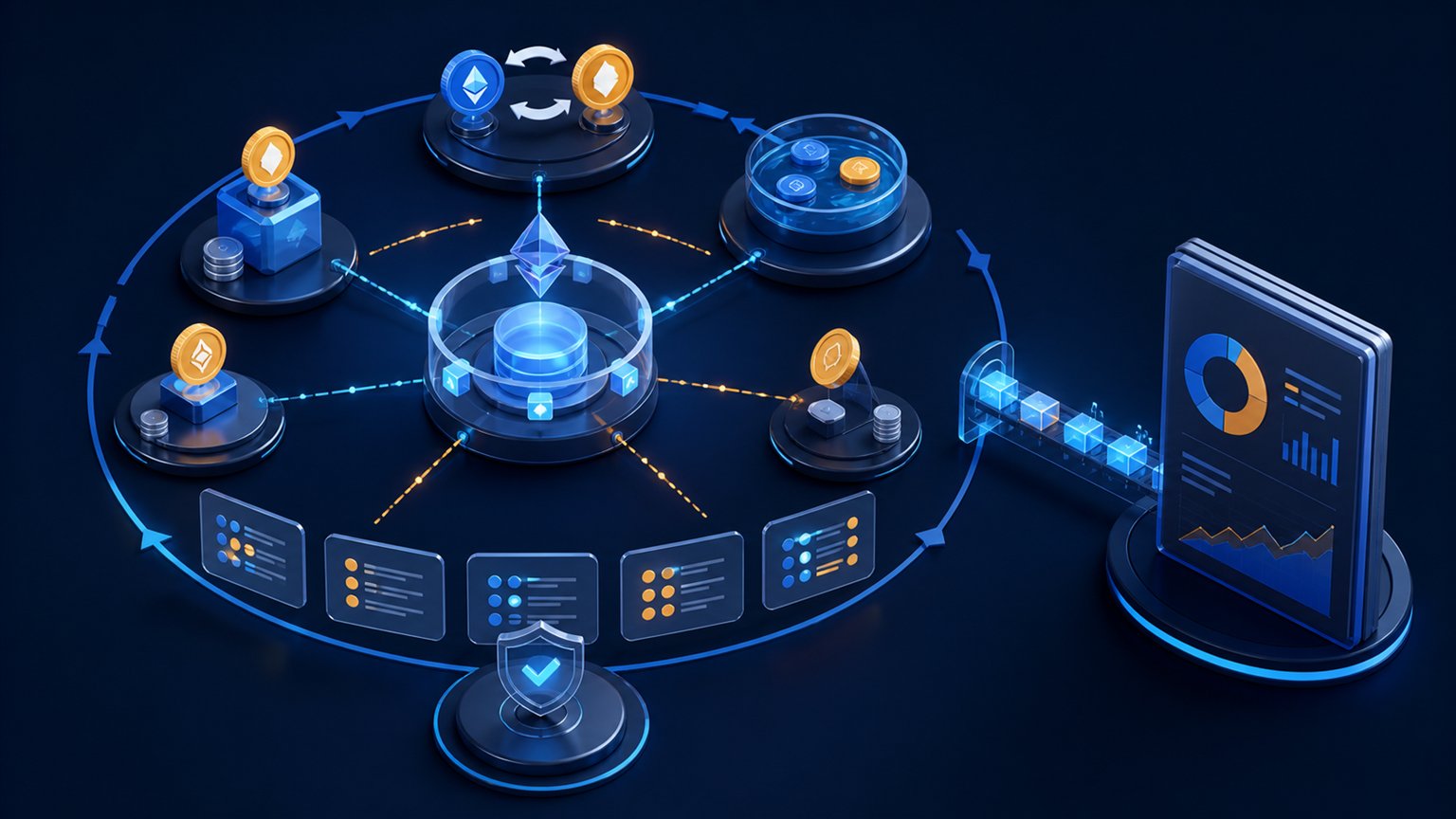 Modern editorial illustration for the crypto tax article “CoinTracker vs CoinTaxReporting: an evidence-based 2026 comparison”