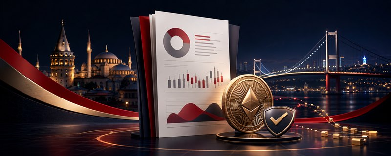 Vorschau des Tuerkei-Steuerberichts für das Steuerjahr 2025 mit Übersicht, Transaktionen und Audit-Trail.
